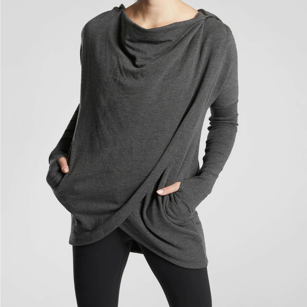 Athleta Dark Gray Sweatshirt